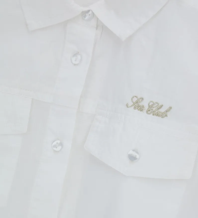 Camicia con ricamo