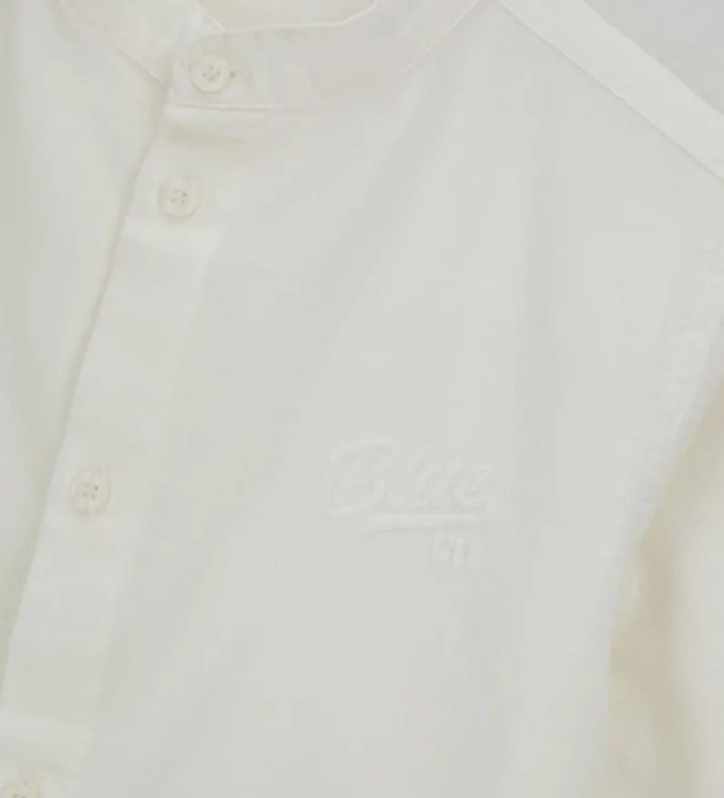 Camicia con ricamo