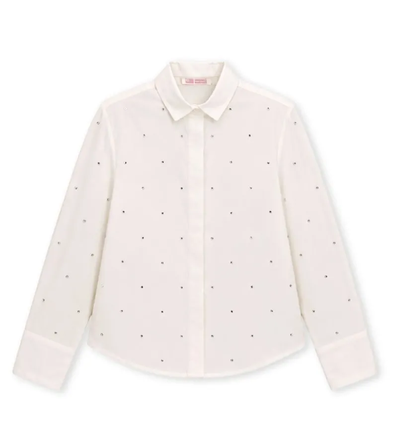 Camicia con strass