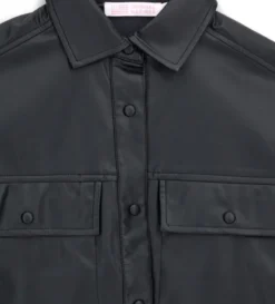 Camicia in ecopelle