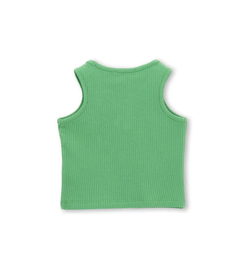 Canotta con fiore