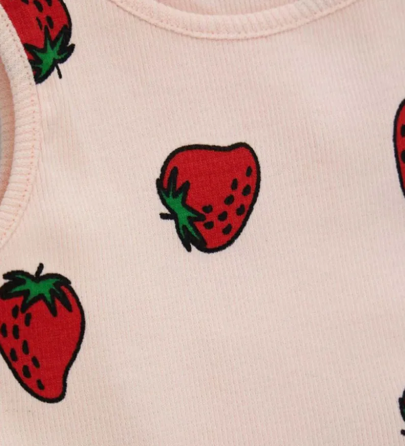 Canotta con fragole