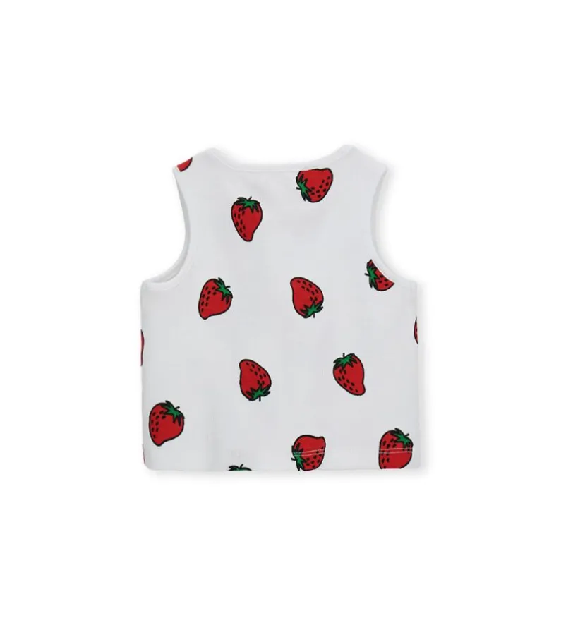 Canotta con fragole