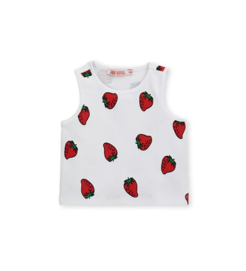 Canotta con fragole