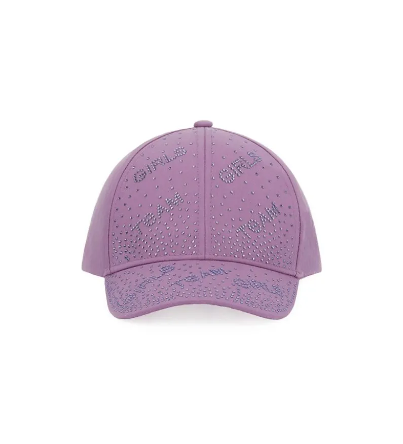Cappello con strass