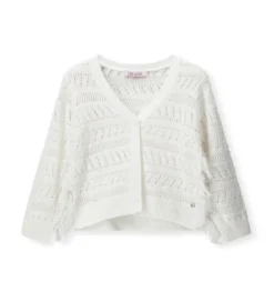 Cardigan con frange