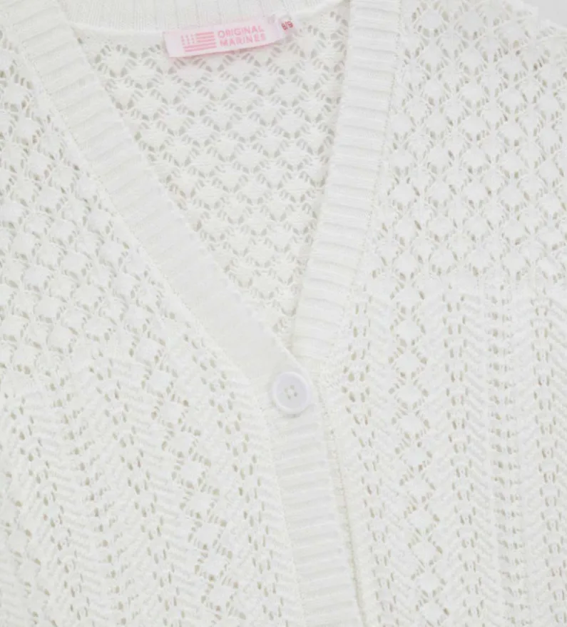 Cardigan in filo