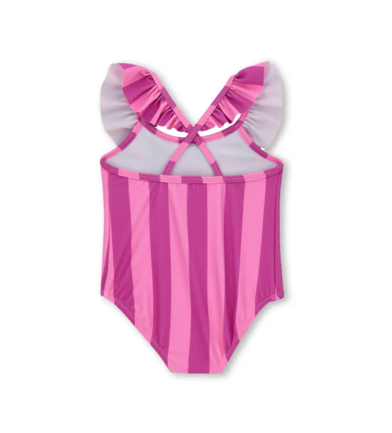 Costume intero a righe