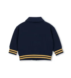 Felpa collo camicia