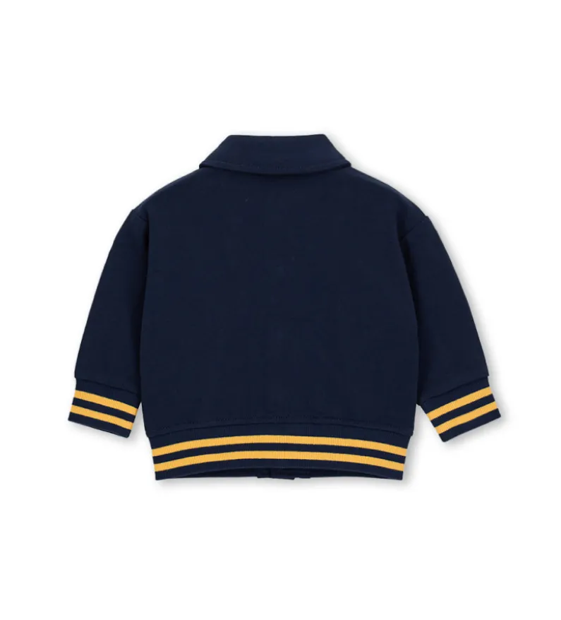 Felpa collo camicia