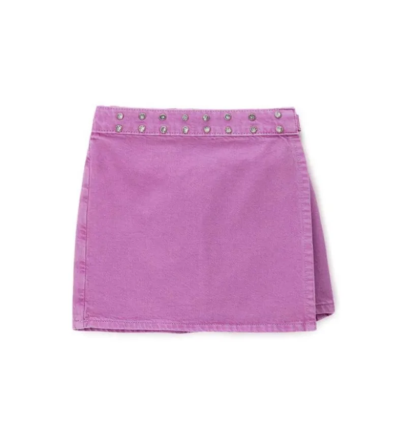 Gonna in cotone elastico