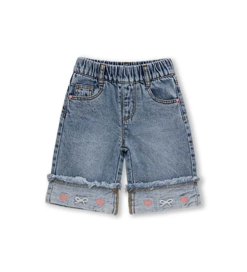 Jeans con risvolto