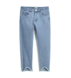 Jeans skinny sfrangiati
