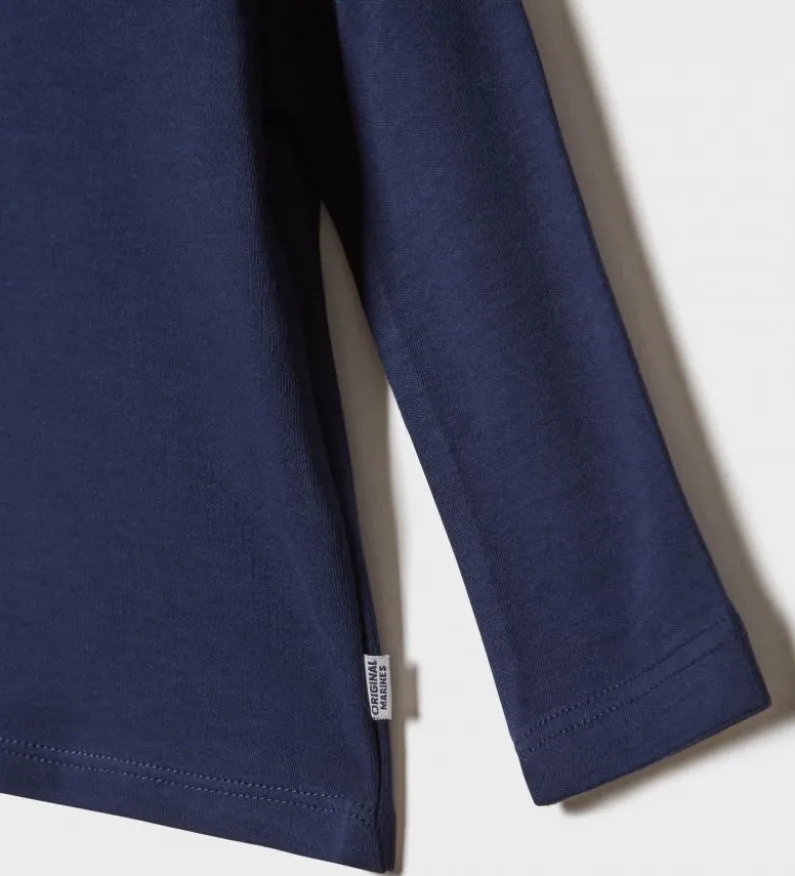 T-shirt a manica lunga con collo lupetto