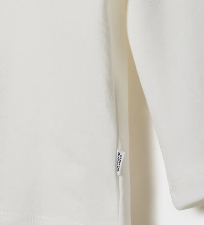 T-shirt a manica lunga con collo lupetto