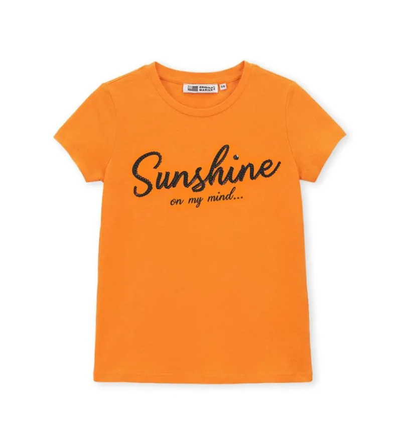 T-shirt arancione