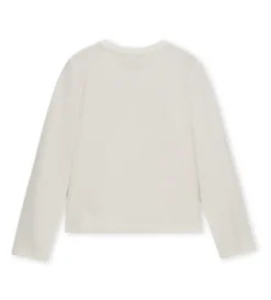 T-shirt bianca con perle