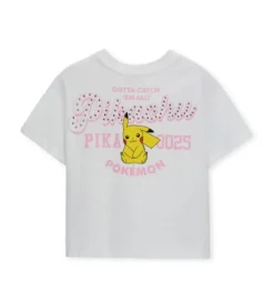 T-shirt bianca pokémon