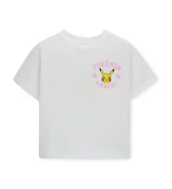 T-shirt bianca pokémon