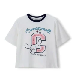 T-shirt Cinnamoroll bianca