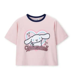 T-shirt Cinnamoroll rosa