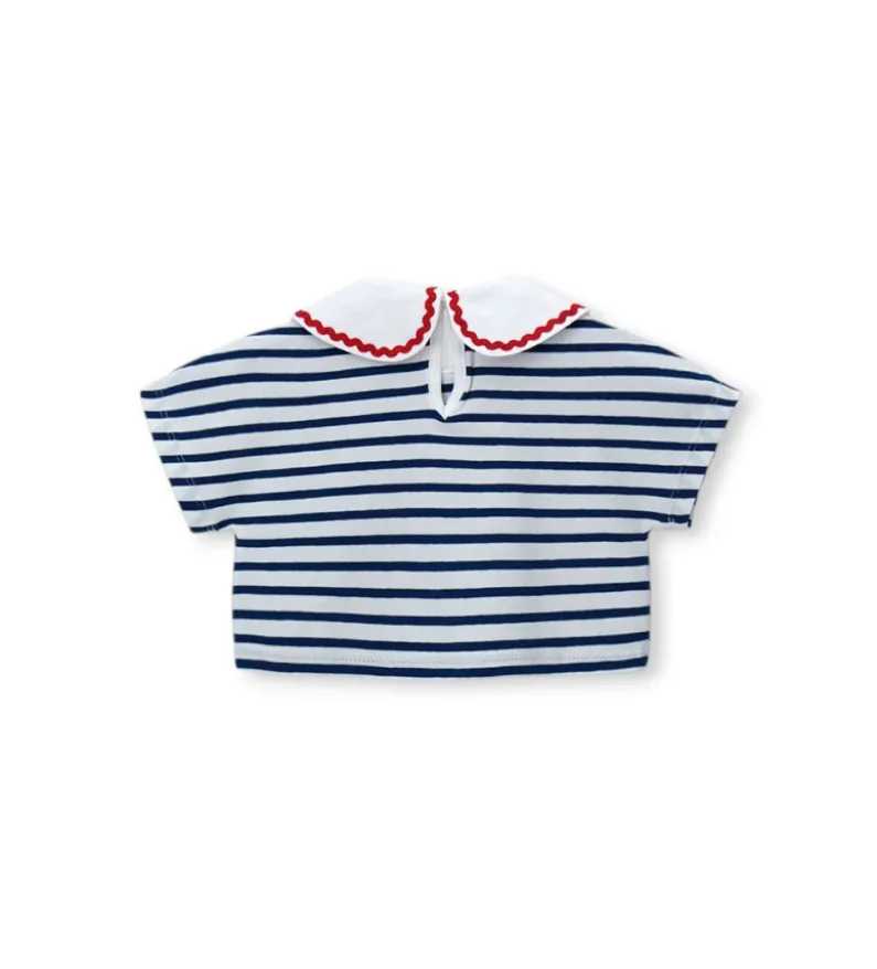 T-shirt con colletto