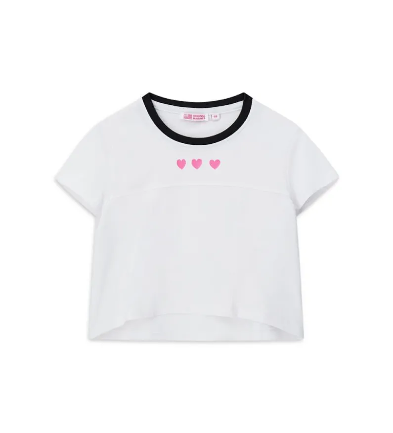 T-shirt con cuori