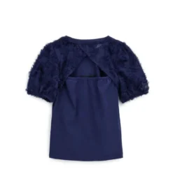 T-shirt con fiocchetti