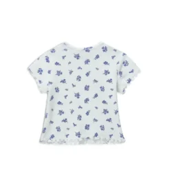 T-shirt con fiori