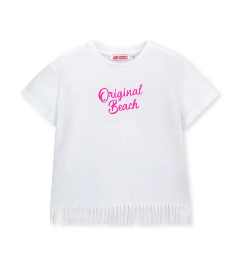 T-shirt con frange