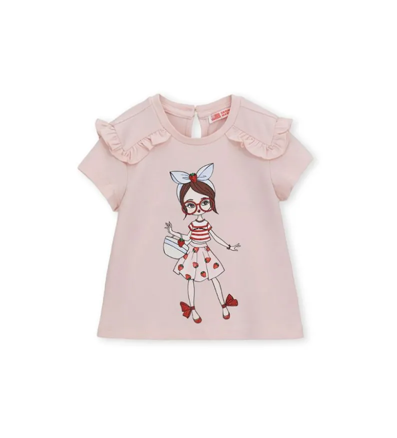 T-shirt con glitter
