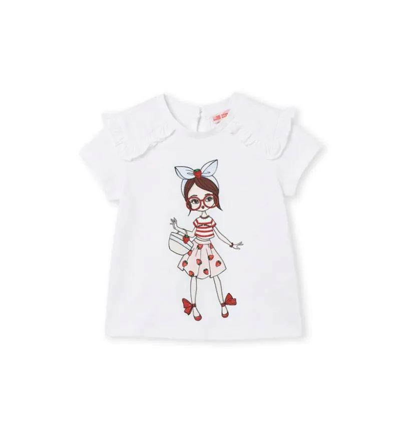 T-shirt con glitter