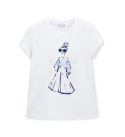 T-shirt con glitter