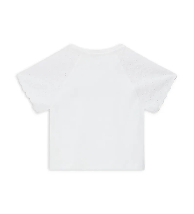 T-shirt con ricami