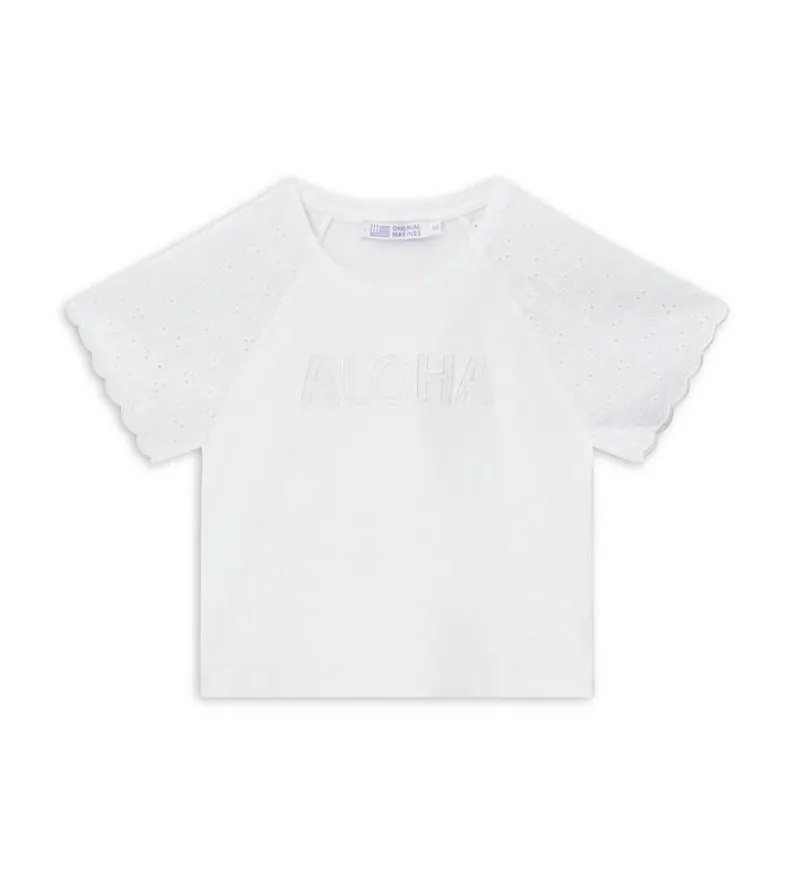 T-shirt con ricami