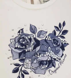 T-shirt con rose