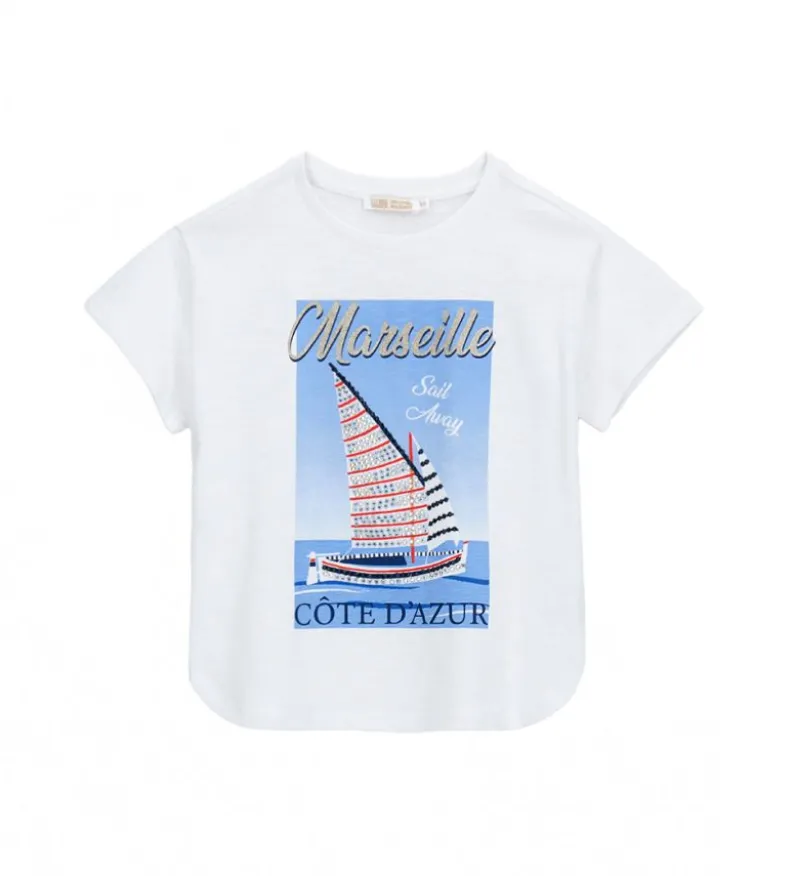 T-shirt con strass
