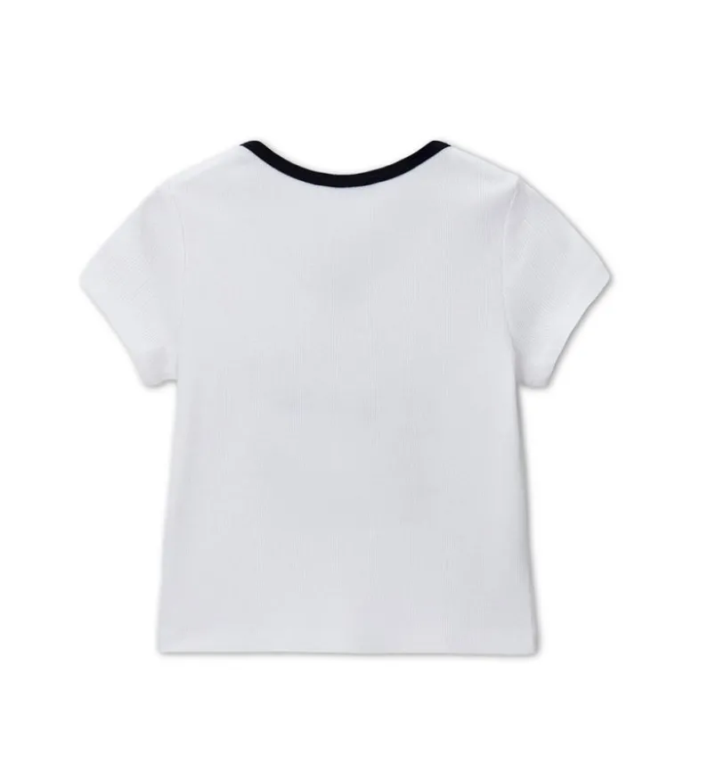 T-shirt in costina