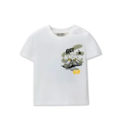 T-shirt panna in jersey