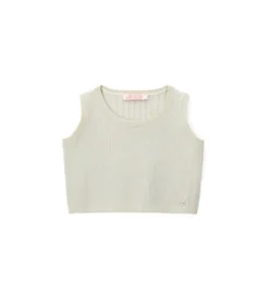Twin-set in filo di cotone