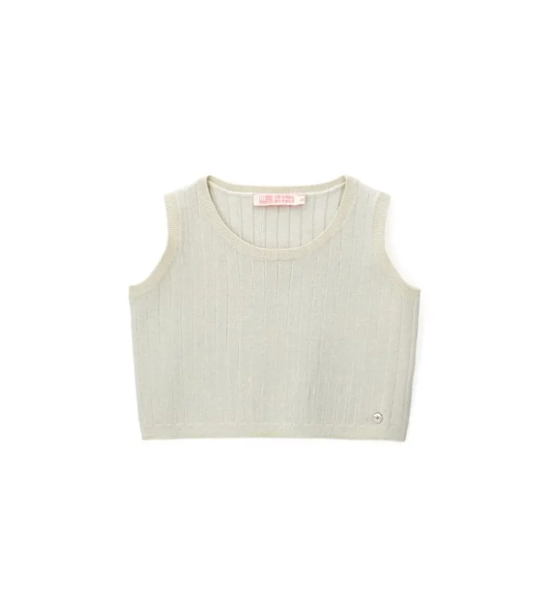 Twin-set in filo di cotone